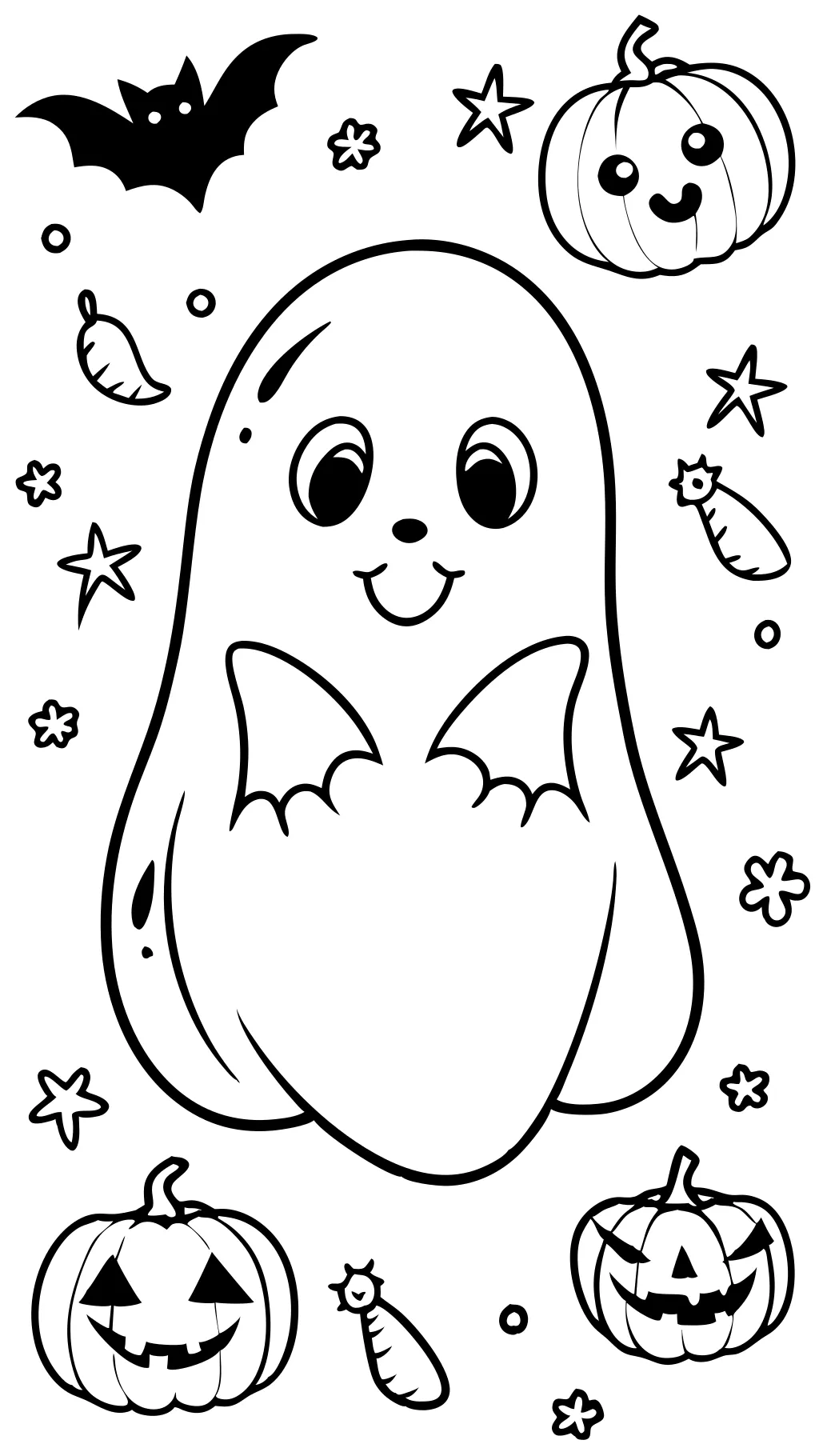 coloring pages halloween ghost